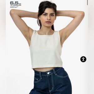 Los Angeles Apparel cropped tank